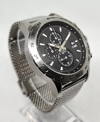 Storm Chronotion 44mm Mens Chronograph Watch New Battery + Strap + Movement.  • £59.99