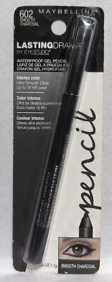 Maybelline Lasting Drama Waterproof Gel Pencil #602 Smooth Charcoal • $7.95