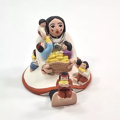 Miniature Native American Story Teller With 7 Children • $16.99