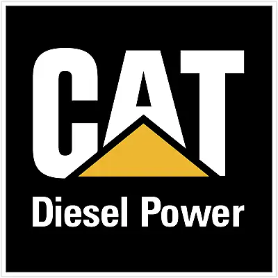 CAT Caterpillar Diesel Power Industry Vinyl Decal Sticker Car Truck Bumper Wall • $8.99