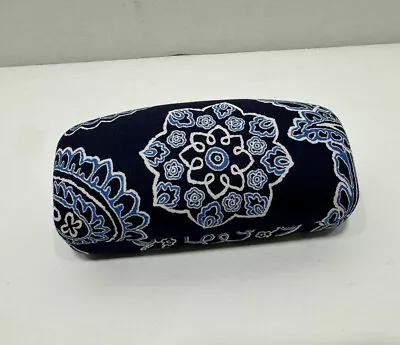 Vera Bradley Retired Blue Bandana Pattern Clamshell Sunglasses Glasses Case • $7.99