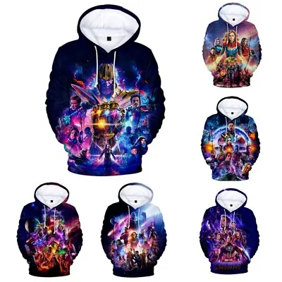 $17.96 • Buy Avengers 4 Endgame Hoodie 3D Print Sweatshirt Cosplay Sweater Pullover Coat Tops