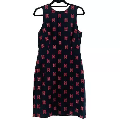 J. Crew Butterfly Jacquard Sleeveless Sheath Dress Size 6 NWT $168 • $65