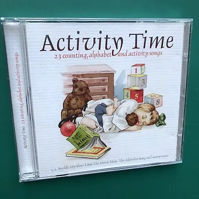 ACTIVITY TIME Children's Counting Alphabet Songs CD Buckle My Shoe Tommy Thumb • £20