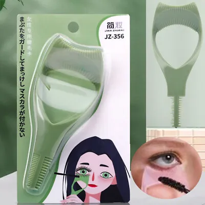 Eyelash Brush Curler Mascara Guard- 3 In 1 Applicator Tool Stencil Guide CA • $1.60