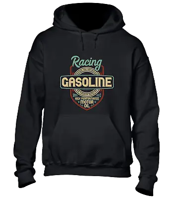 Racing Gasoline Motor Oil Hoody Hoodie Cool Classic Car Motorbike Design Gift • £16.99