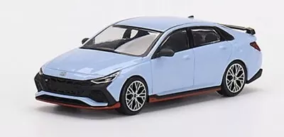 Mini GT 1:64 Hyundai Elantra N Diecast Model PERFORMANCE BLUE * Ships From USA * • $9.99