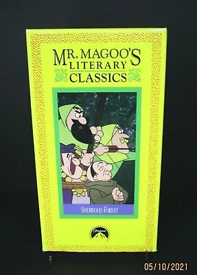 Mr. Magoo's Literary Classics Sherwood Forest (VHS 1990) Jim Backus • $5.72