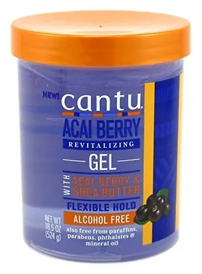 £8.49 • Buy Cantu Acai Berry Revitalizing Hair Styling Gel 18.5 Oz/524g