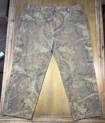 Vintage Liberty Camo Cargo Pants Mens 3XL Hunting Advantage Timber Fade • $19.99