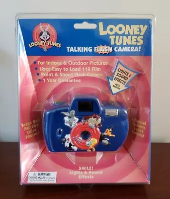 NEW Looney Tunes Talking Flash Camera Kit Light Sound Effects Blue • $40