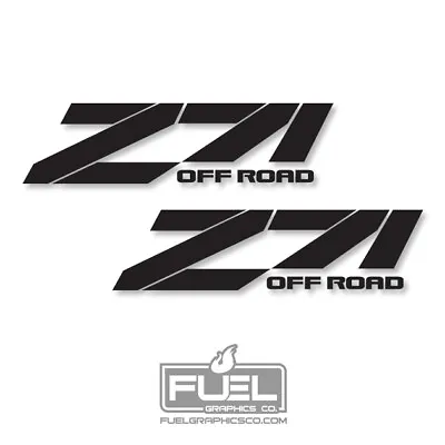 Z71 Off Road Logo Chevy Truck 4x4 Silverado Vinyl Decal 2 Pack - 12.75  X 3.28  • $11.02
