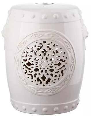 Safavieh Flower Drum Garden Stool Reduced Price 2172723337 ACS4532B • $68