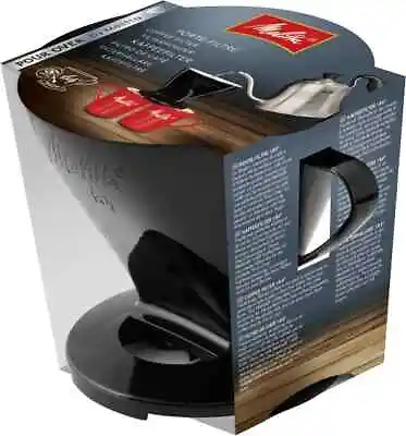 Melitta 6761018 Pour Over 1 X 4 Coffee Filter Cone Brew 2 Cups At Same Time • £7.94