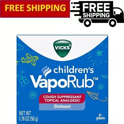 Vicks Children's VapoRub Chest Rub Ointment Original Medicated Vapors 1.76 OZ • $10.99