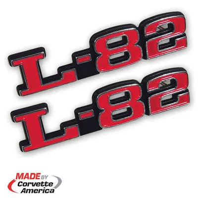 Corvette C3 Emblems - Hood L-82 1973-1979 • $26.99