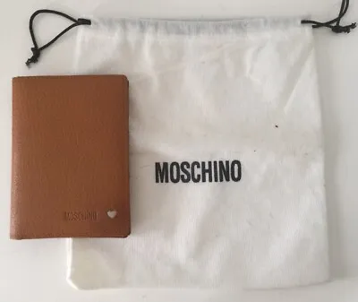 Moschino By Redwall Leather Wallet White Heart Slightly Used • $44