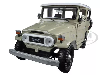 Toyota Fj40 Land Cruiser Beige 1/24 Diecast Model Car By Motormax 79323 • $27.99