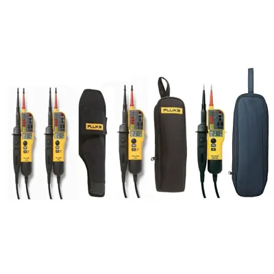 Fluke T130 Voltage & Continuity 2 Pole Tester With Case Options C150|H15 Holster • £131.84