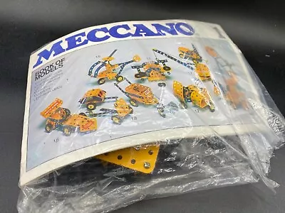 Meccano Set 1 - Opened Bag Complete  With Motors - Ten Models To Build • £27.47