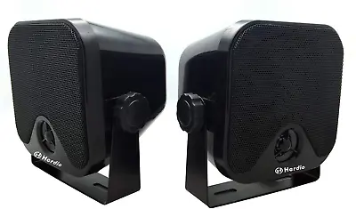 2-Way 4  Marine Grade Heavy Duty Waterproof Hi-Fi Speakers - Boat Marine Outdoor • $53.32