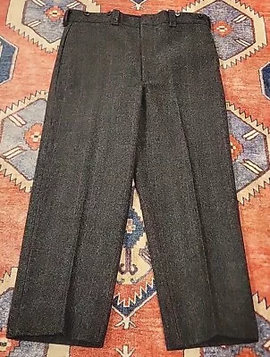 Vintage Woolrich Wool Malone Pants Mens 38x28 1980 Heavyweight USA Outdoors Hunt • $99.99