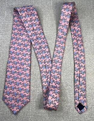 Josh Bach 100% Silk Tie Pink Octopus USA • $11.48