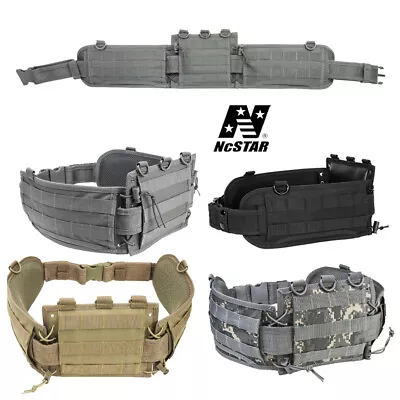 NcSTAR CVBAB2939 Tactical MOLLE PALS Modular Combat Police Battle Belt Rig  • $28.99