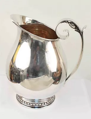 Sterling La Paglia Mid Century Blossom Handle Water Pitcher • $1499