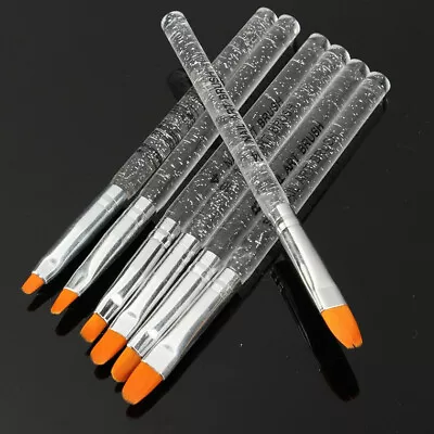 7PCS/Set Nail Art Brush Acrylic UV Gel Builder Painting Design Brush Pen Tool AU • $7.49