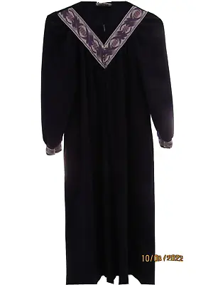 £17.78 • Buy Women S Vanity Fair Long Sleeve Zip Front  Velour Robe Bathrobe Purple S Euc