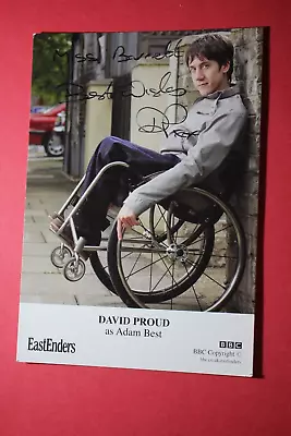 David Proud (Eastenders) Signed Cast Card • £0.99