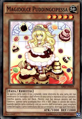 Madolche Puddingcess AP07-IT019 ITALIAN Common YuGiOh • £1.50