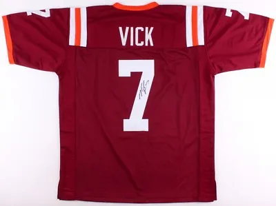 Michael Vick Signed Virginia Tech Hokies Jersey (JSA COA) #1 Overall Pick 2001 • $143.96