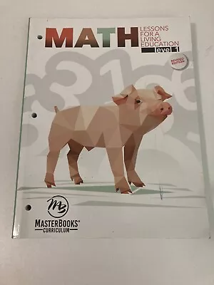 Math Level 1: Lessons For A Living Education • $17.25