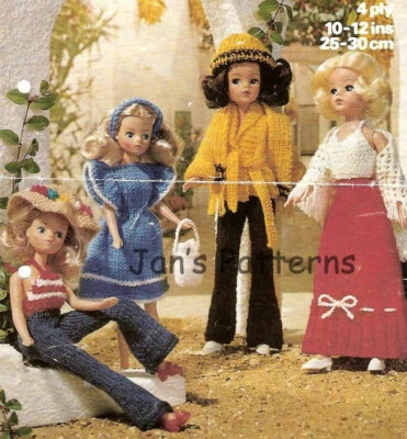 £2.89 • Buy Knitting Pattern Copy 1096.   Dolls Clothes Outfit For Barbie Sindy Etc