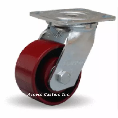 S-524-MB 4  X 2  Hamilton Medium Duty Swivel Plate Caster Cast Iron Wheel • $65.88