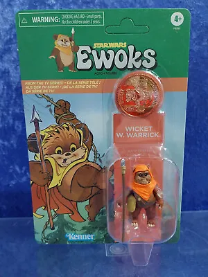 Star Wars Kenner Retro Vintage Ewoks 2023 MOC Wicket W. Warrick Unpunched Hasbro • $45