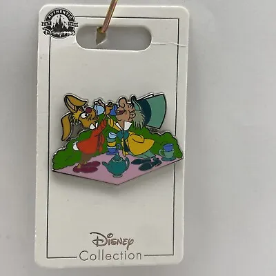 Disney Pin Alice In Wonderland Mad Hatter & March Hare Tea Party Parks Trading • $13.95