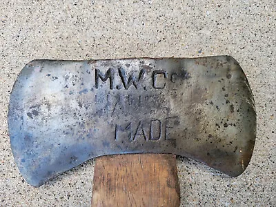 Vintage M.W.CO. Hand Made Double Bit Axe With Handle Marshall Wells • $175