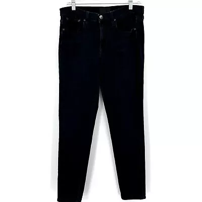 Vince Womens 28 Soft Blue Denim Jeans Skinny High Rise The Standard Wash • $31.99