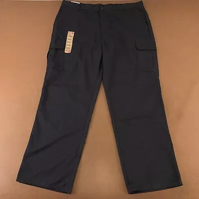 Dickies Mens Size 42 X 32 Relaxed Fit Black Flex Straight Leg Cargo Pants NWT • $25.25