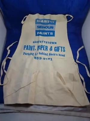 Apron Fleet Martin Senour Paints Nail Work Paint Vintage NOS HACKETTSTOWN PA • $19.99