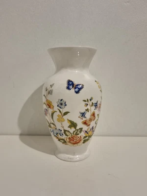 £7.50 • Buy Aynsley Cottage Garden Vase. Fine Bone China. 16 Cm In Height. Butterfly+Floral.