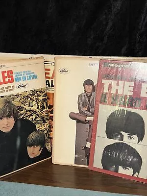 THE BEATLES LOT Of 5  Vinyl Record Covers Rare Vintage • $47.75