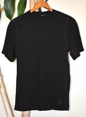 IBEX 100% Zque Certified Merino Wool Light Fitness T Shirt Black Size M? • $20.50