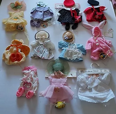 VanderBear Clothing Lot For Muffy & Hoppy~(11) Outfits W/Accessories & Hangers  • $74.99