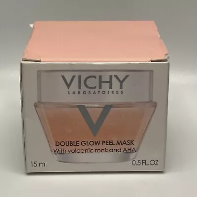 Vichy Laboratories Double Glow Peel Mask W/ Volcanic Rock AHA Travel/Mini 0.5 Oz • $6.26