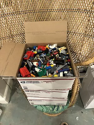 Lego Bulk Lot USPS FLAT RATE LARGE BOX 8LBS • $49.99