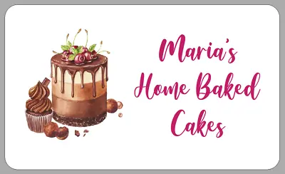 Stickers For Home Baked Homemade Assorted Cakes Personalised Labels • £2.70